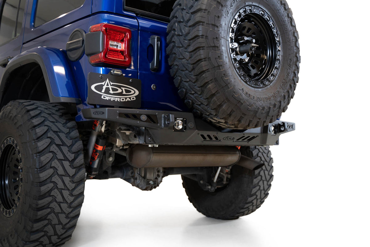 2018 - 2023 Jeep Wrangler JL Stealth Fighter Rear Bumper