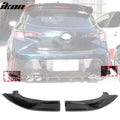 2019-2022 Toyota Corolla T Style Painted #218 Black Rear Aprons ABS