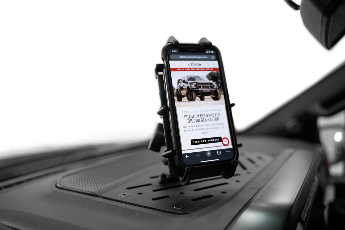 Ford F-150 & Raptor Digital Device Dash Mount