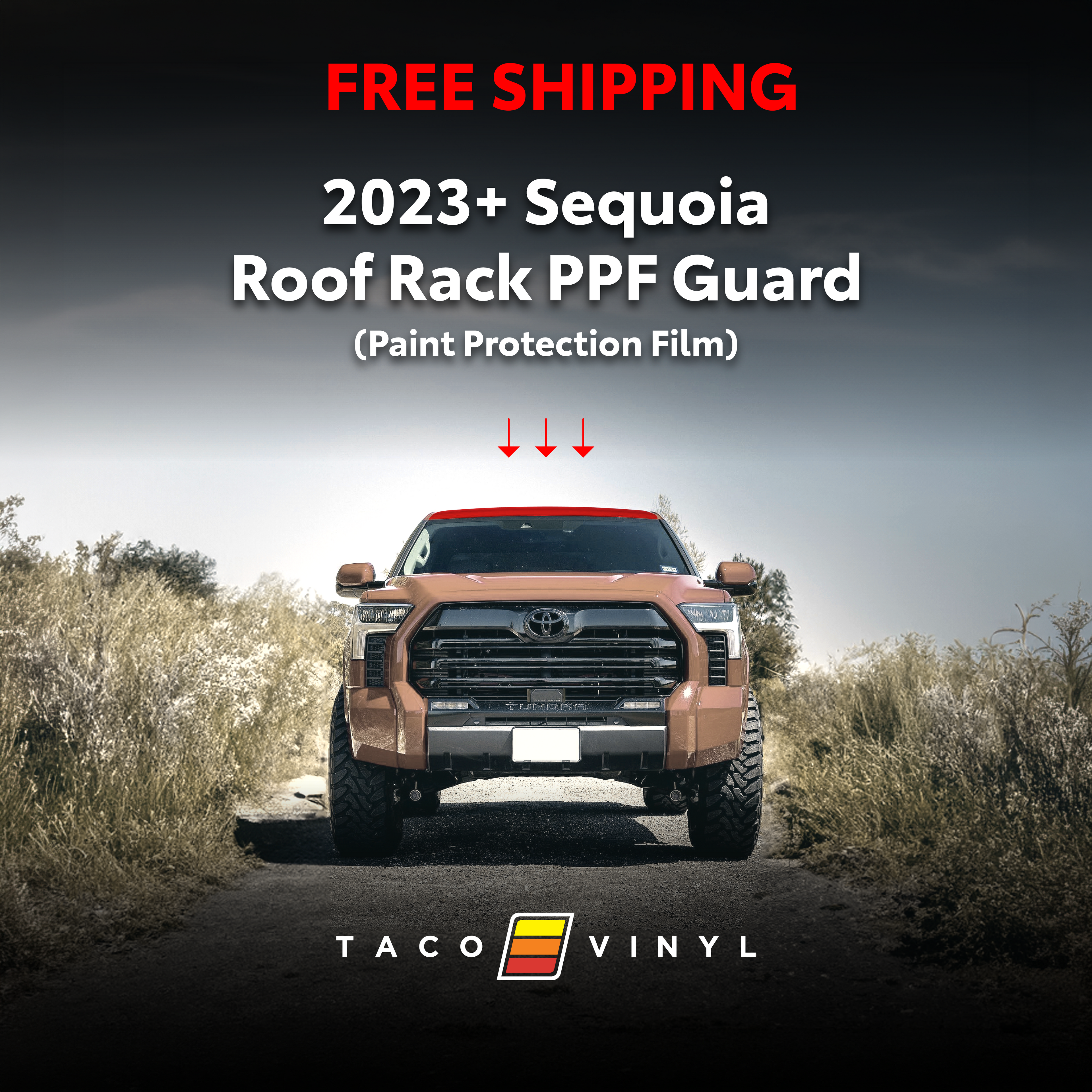 2022+ Tundra PPF Roof Rack Guard