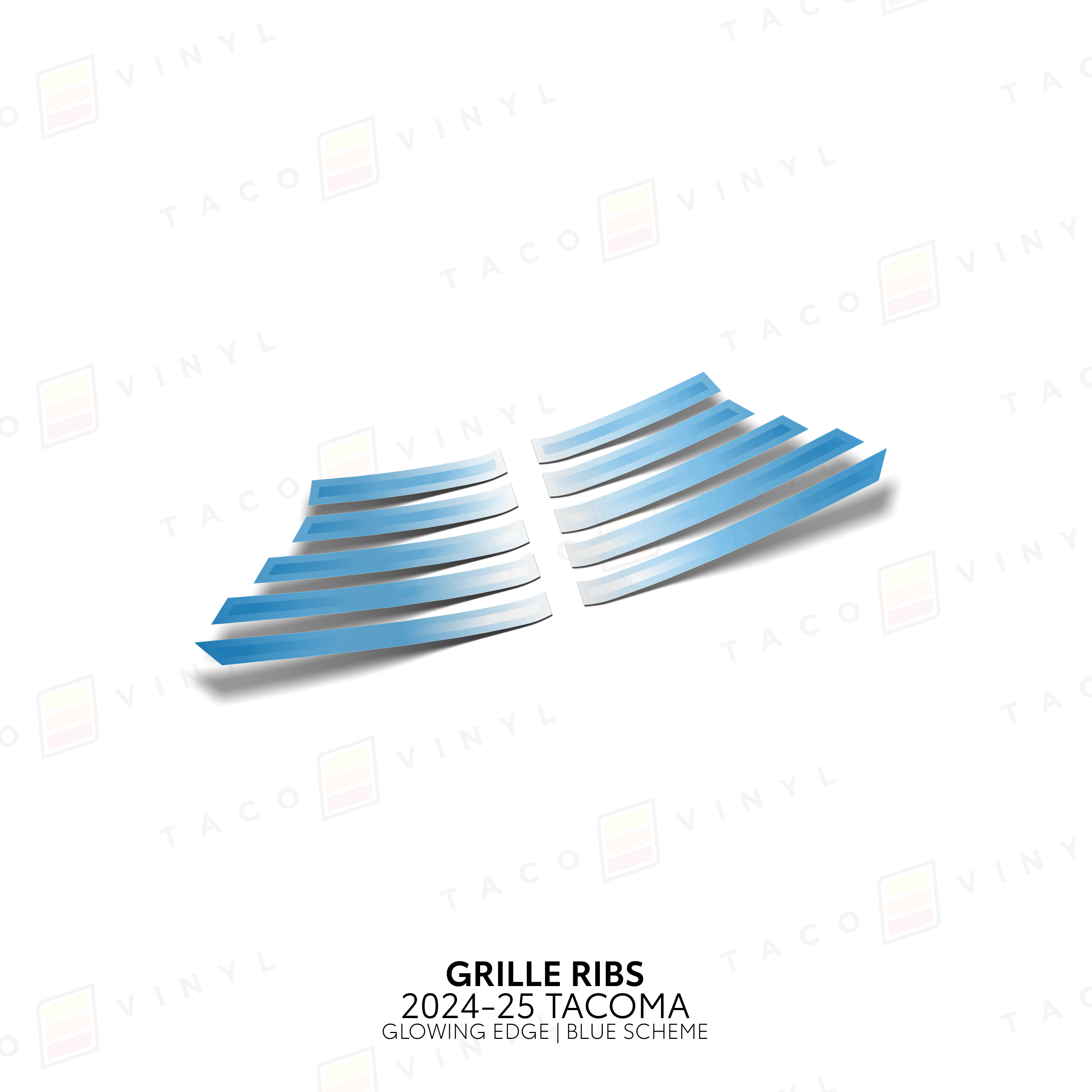 2024+ Tacoma Glowing Edge Grille Rib Decal