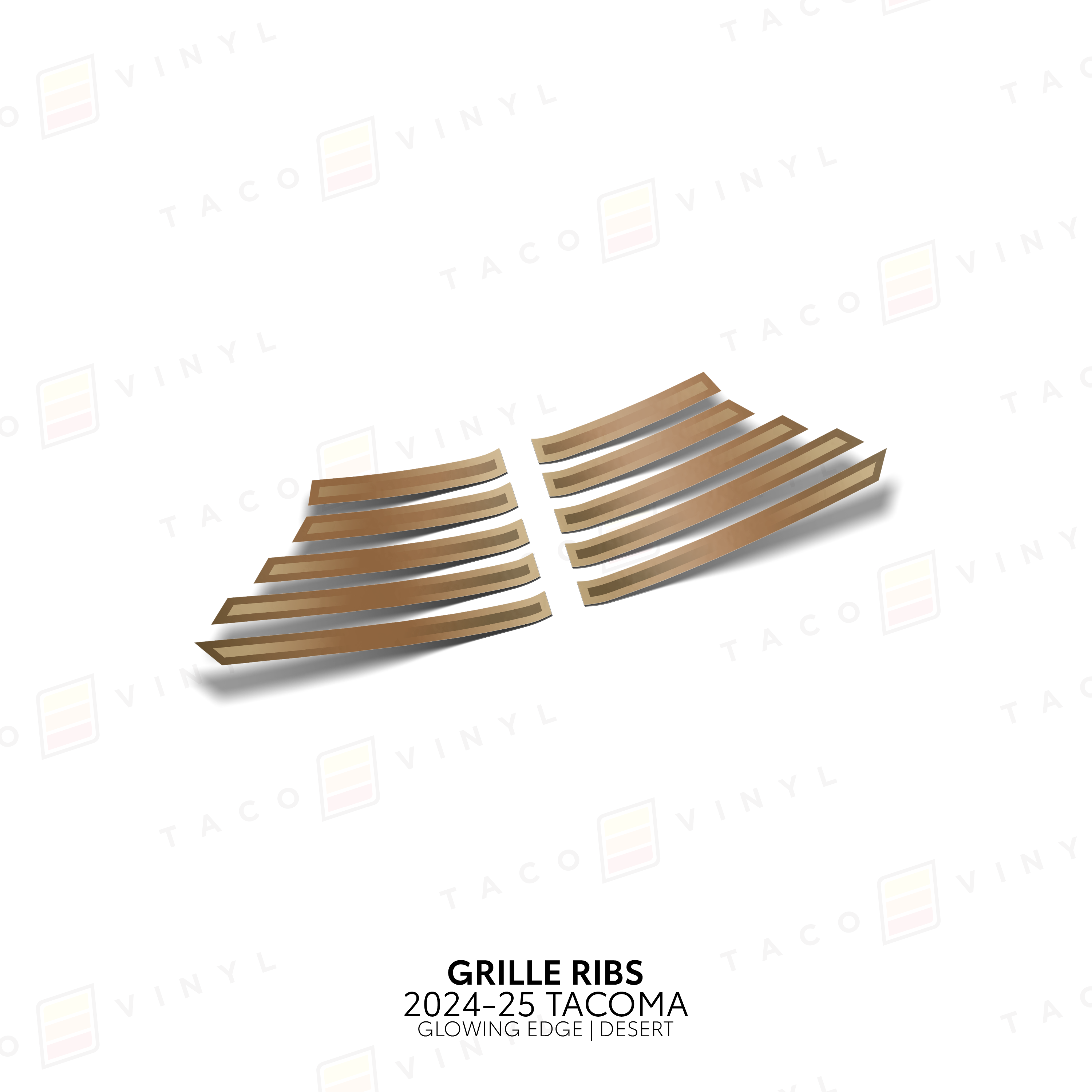 2024+ Tacoma Glowing Edge Grille Rib Decal