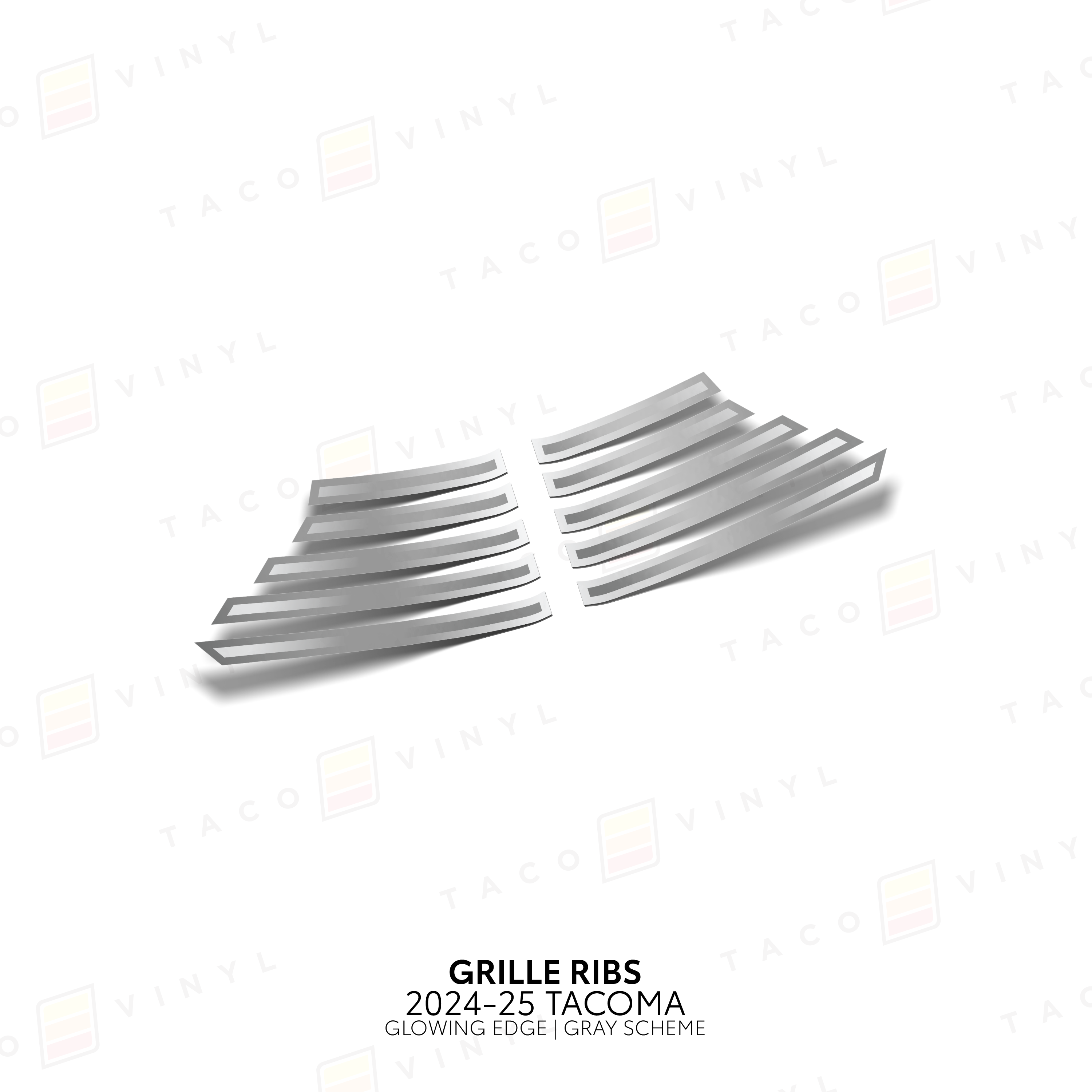 2024+ Tacoma Glowing Edge Grille Rib Decal