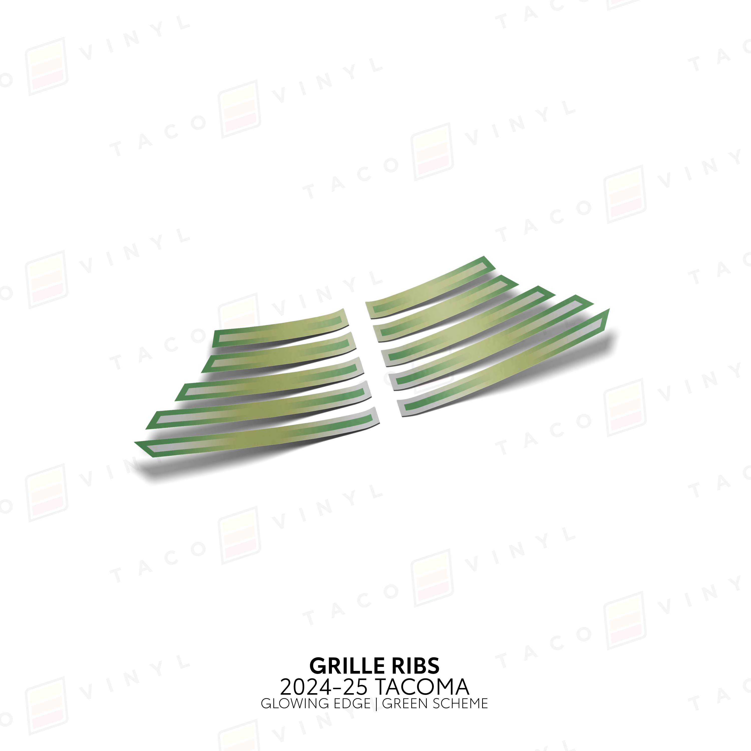 2024+ Tacoma Glowing Edge Grille Rib Decal