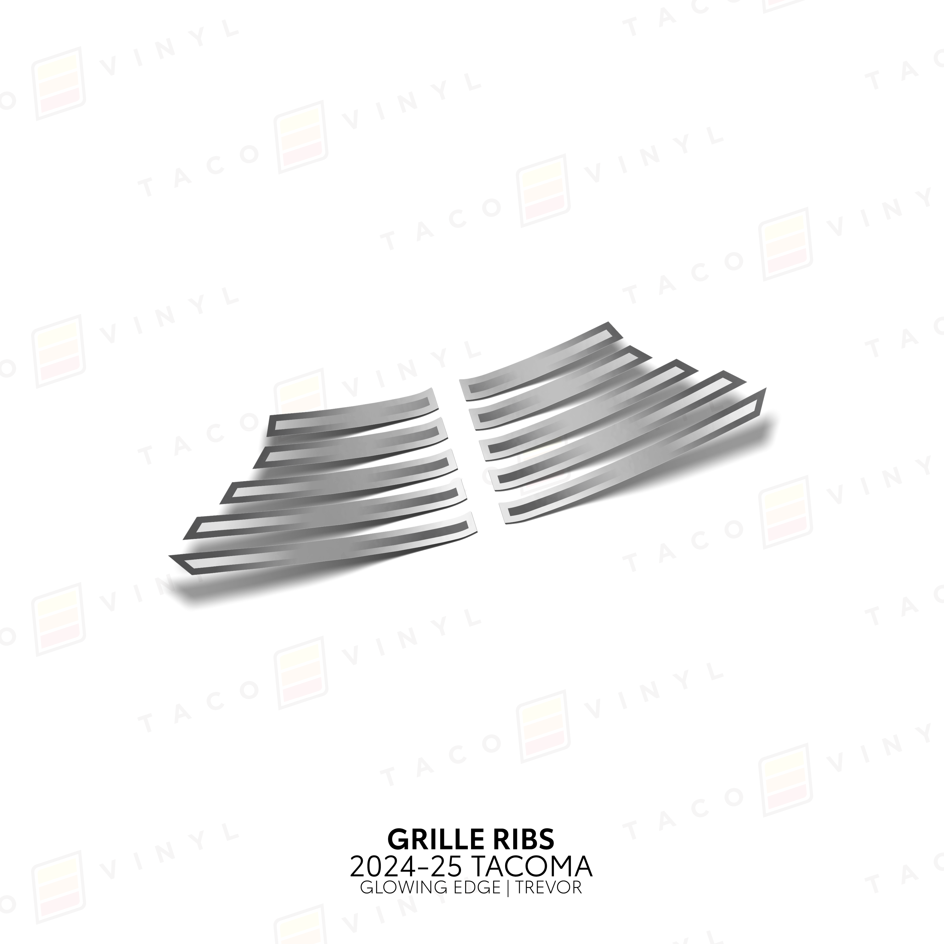 2024+ Tacoma Glowing Edge Grille Rib Decal