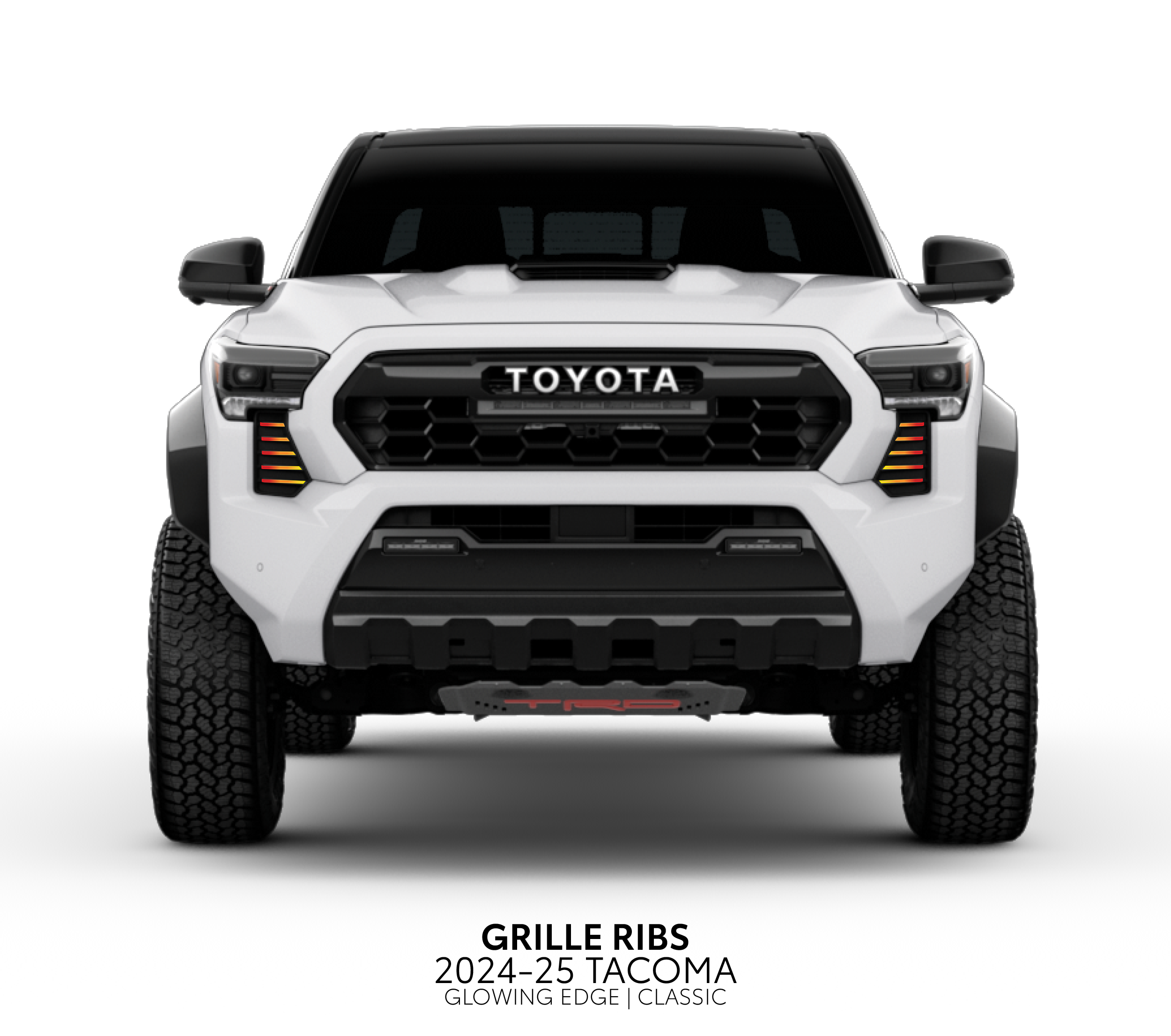 2024+ Tacoma Glowing Edge Grille Rib Decal
