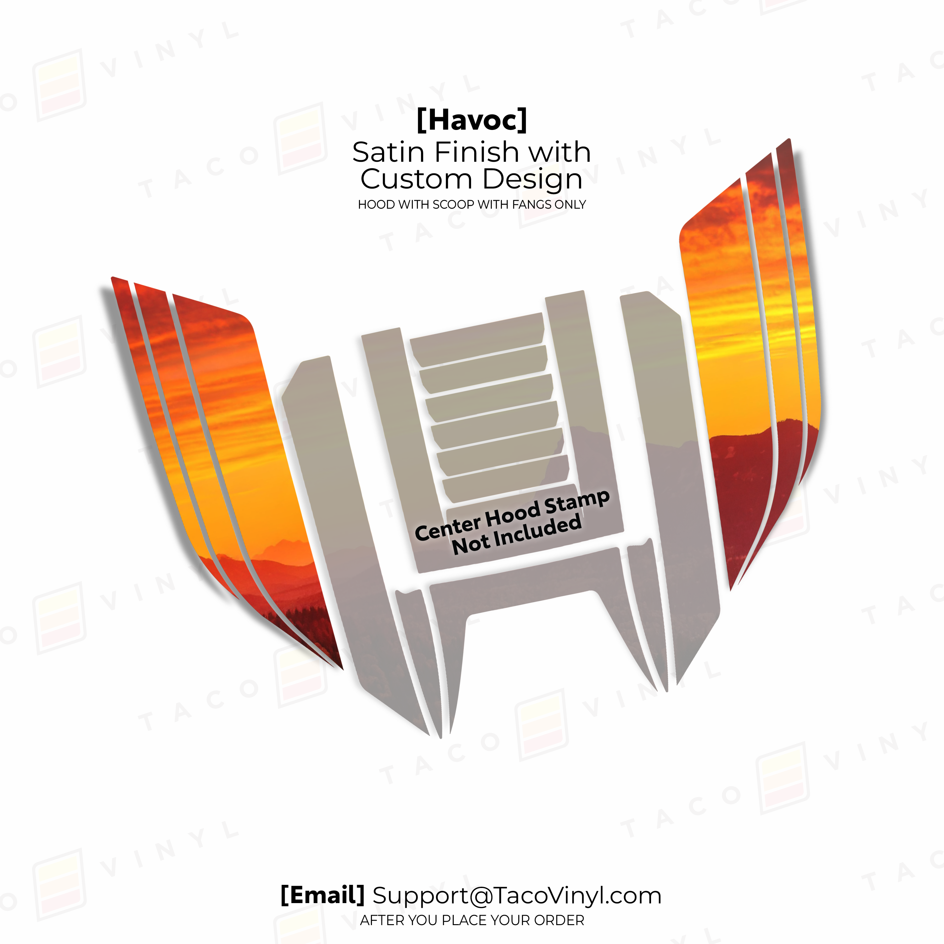 2024+ Tacoma/2025+ 4Runner Havoc Hood Scoop Stamp