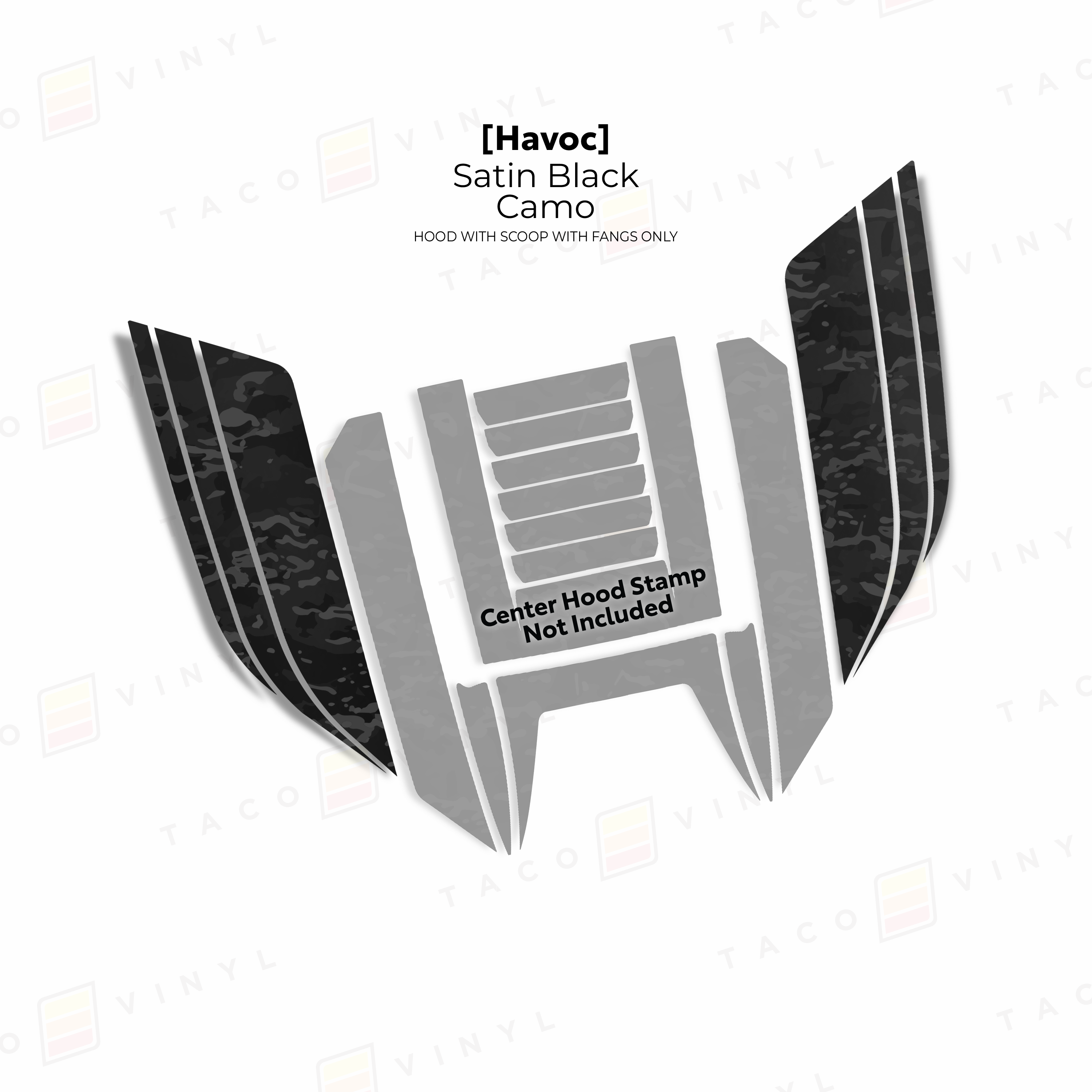 2024+ Tacoma/2025+ 4Runner Havoc Hood Scoop Stamp