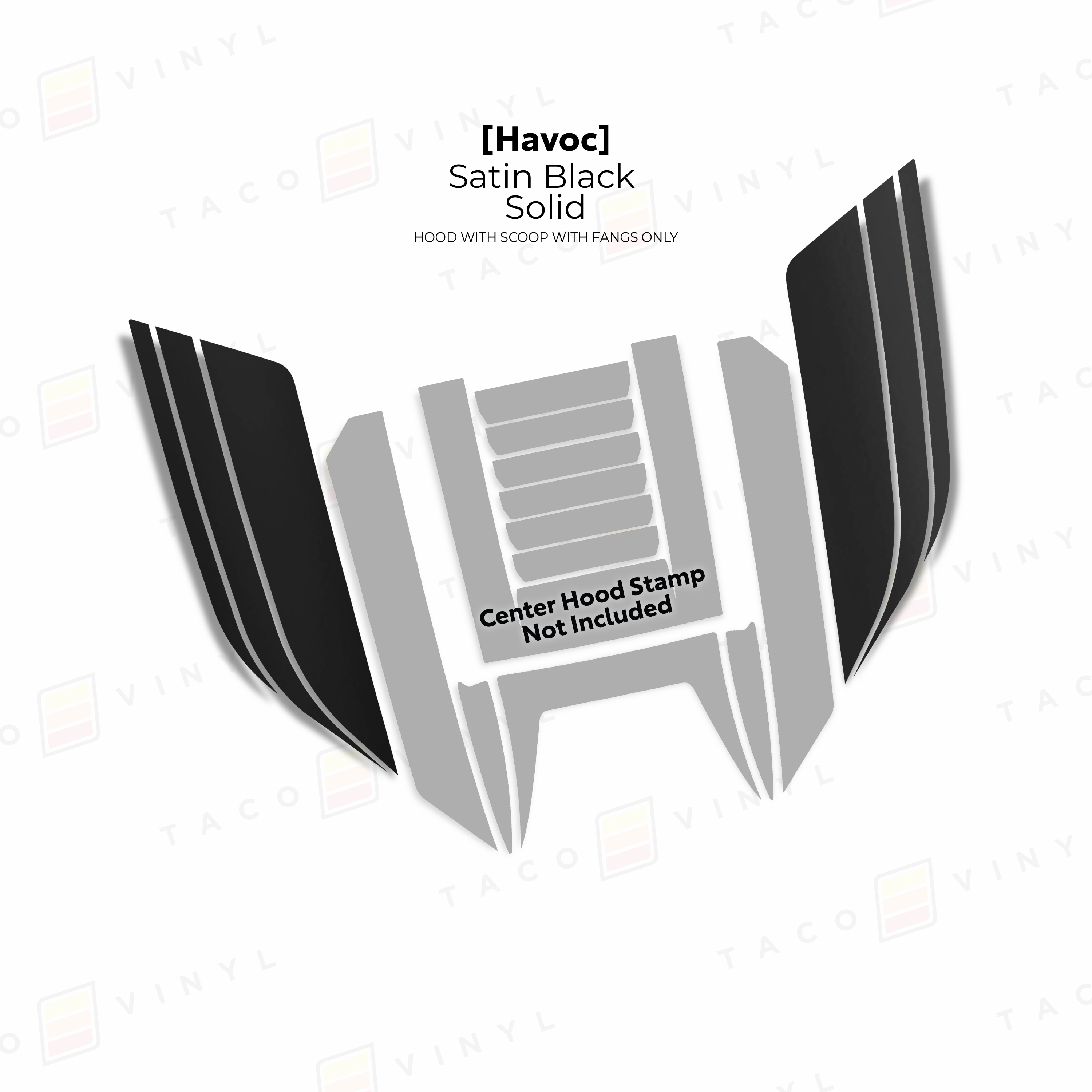 2024+ Tacoma/2025+ 4Runner Havoc Hood Scoop Stamp