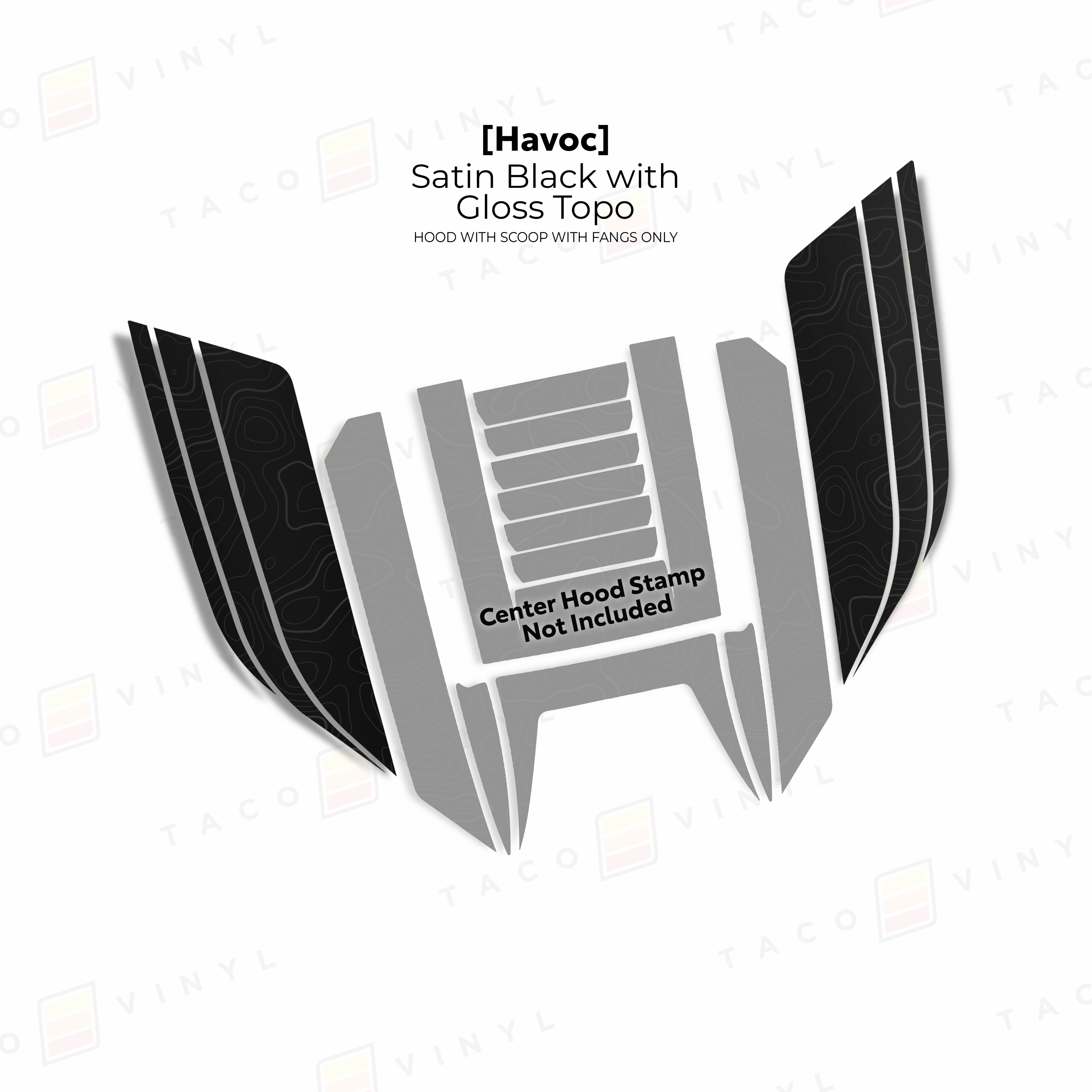 2024+ Tacoma/2025+ 4Runner Havoc Hood Scoop Stamp