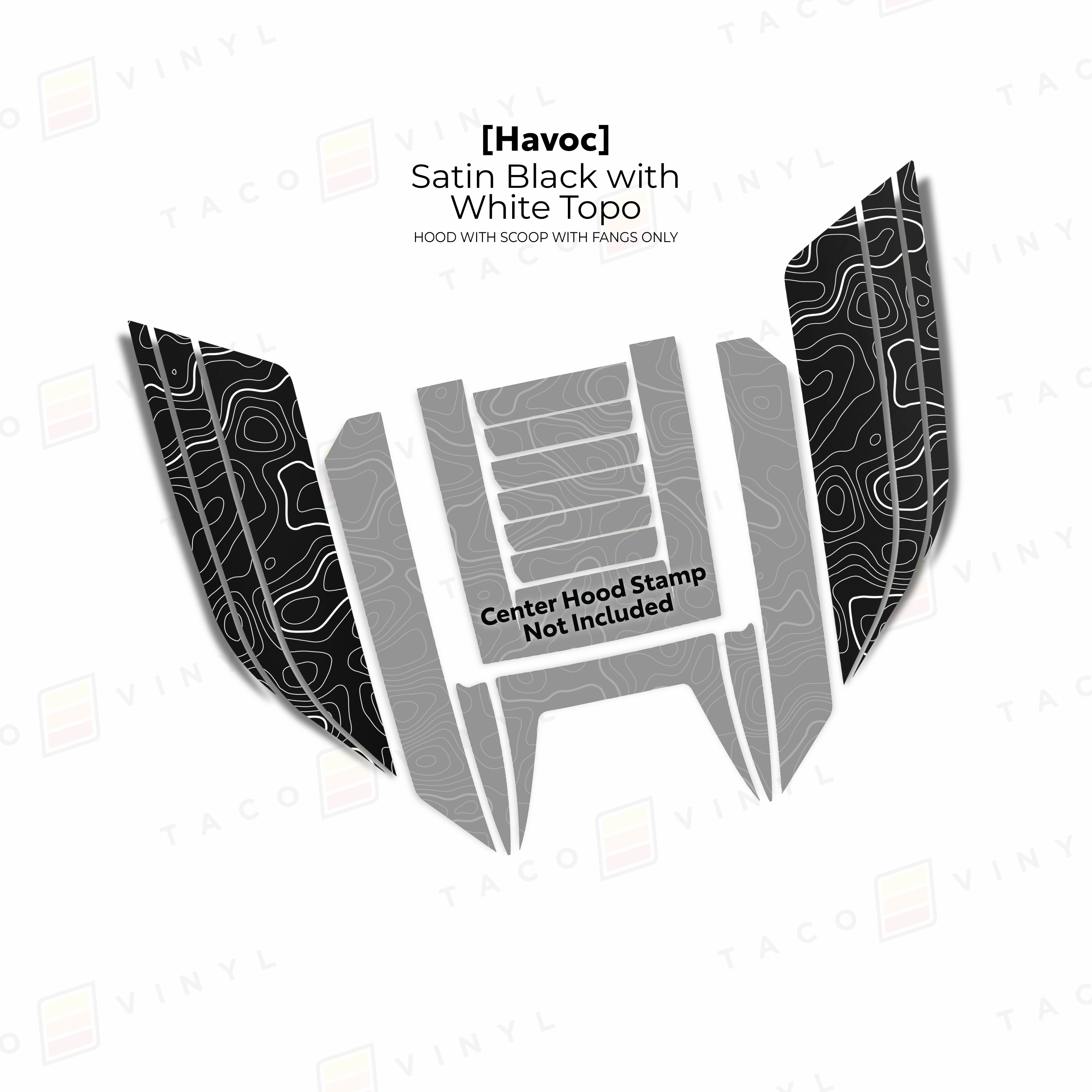 2024+ Tacoma/2025+ 4Runner Havoc Hood Scoop Stamp