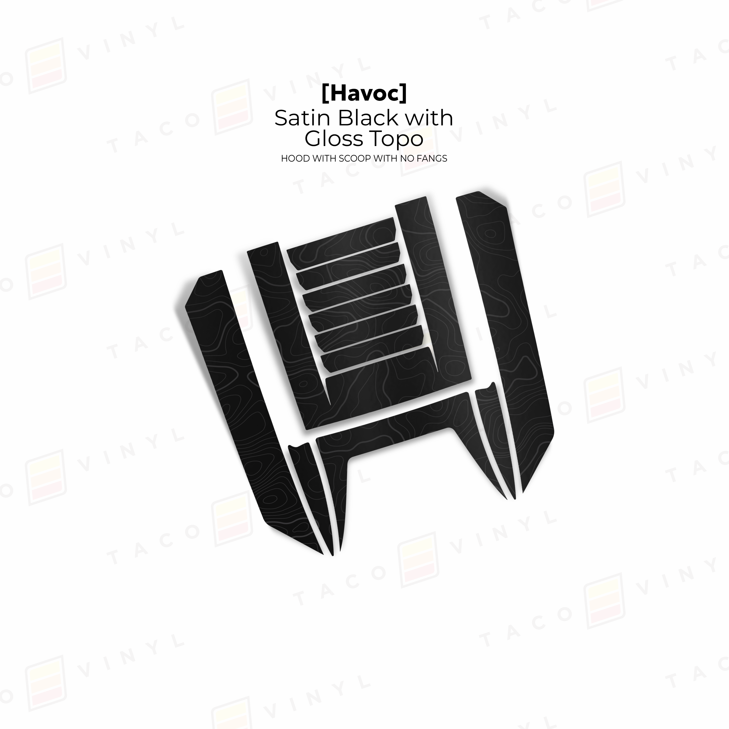 2024+ Tacoma/2025+ 4Runner Havoc Hood Scoop Stamp