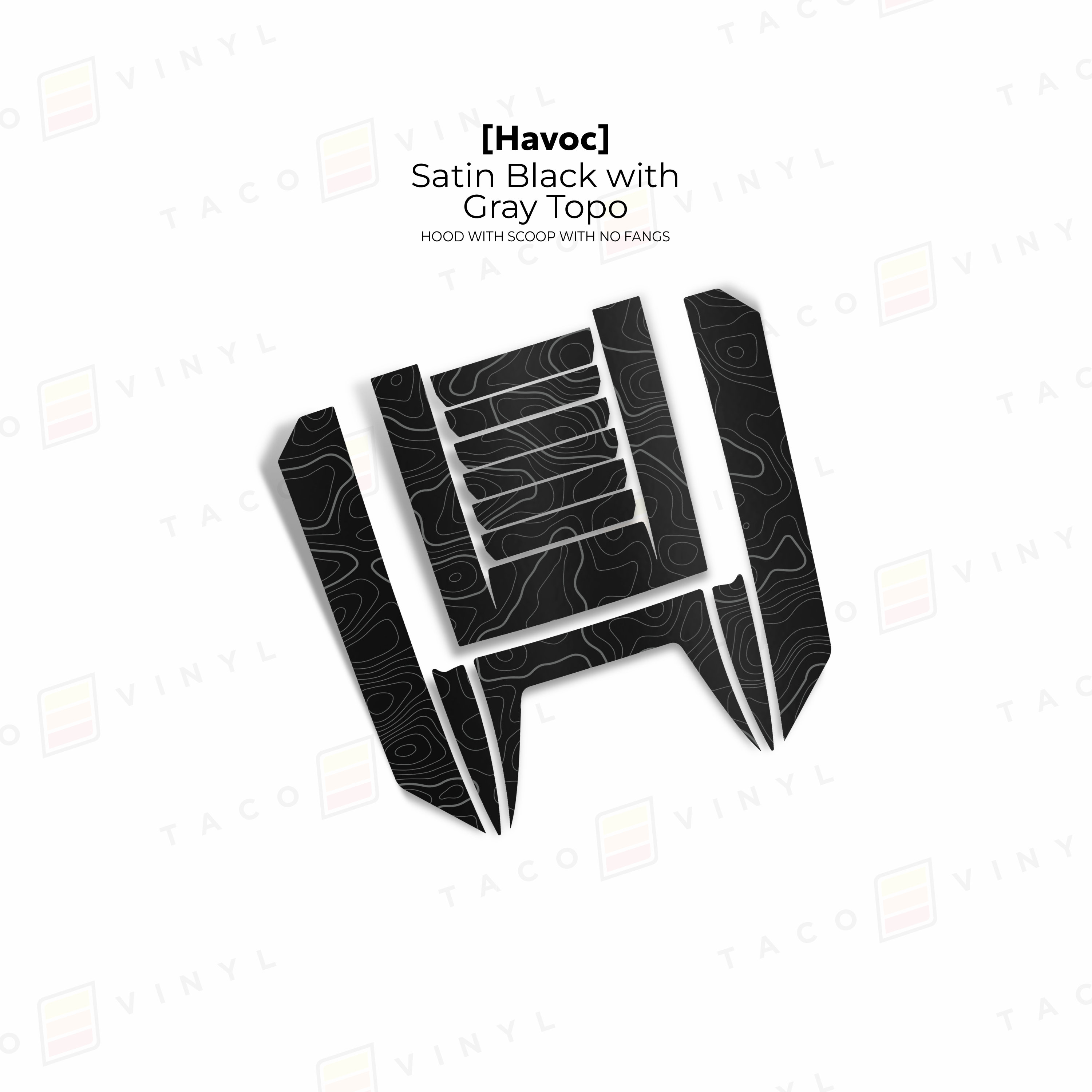 2024+ Tacoma/2025+ 4Runner Havoc Hood Scoop Stamp