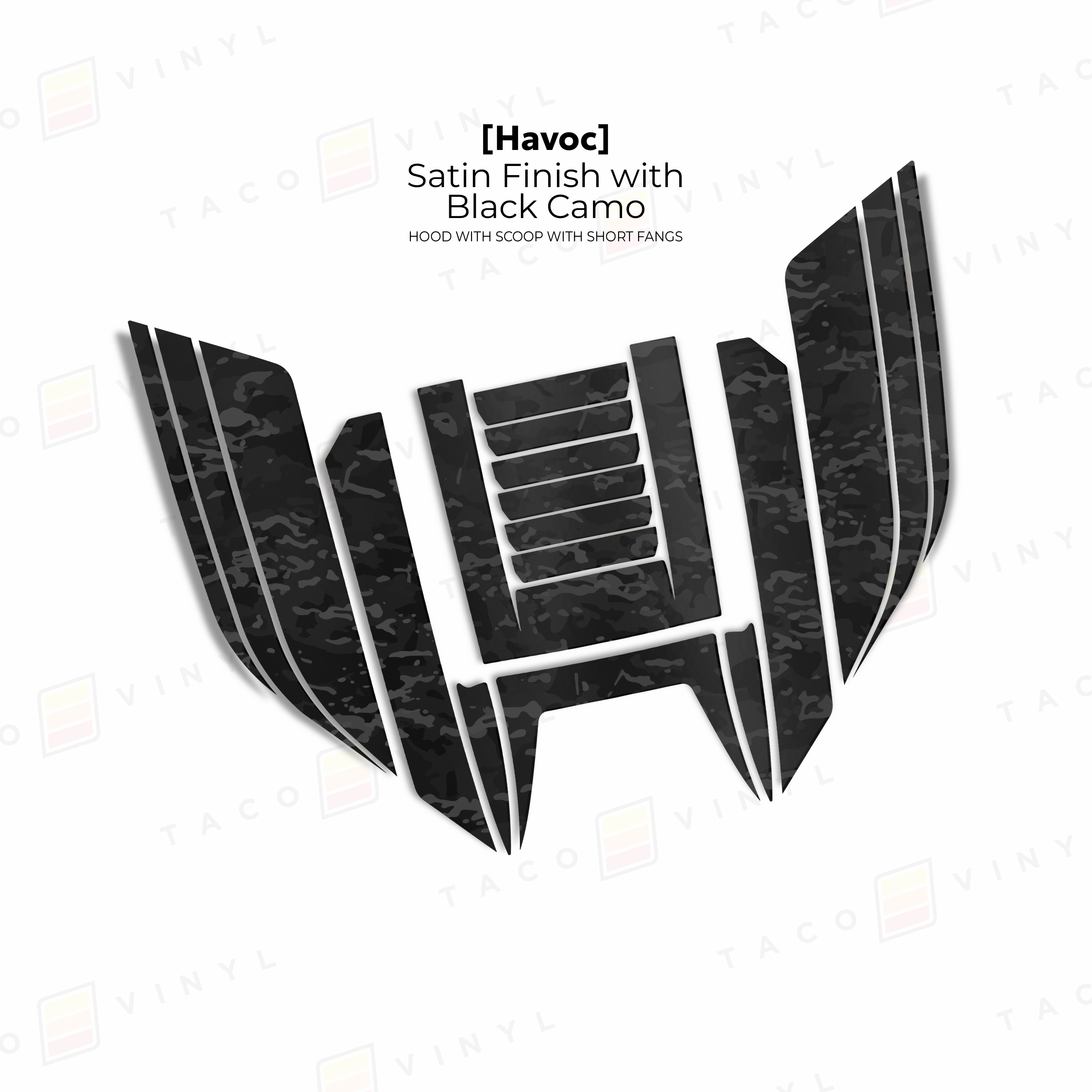 2024+ Tacoma/2025+ 4Runner Havoc Hood Scoop Stamp
