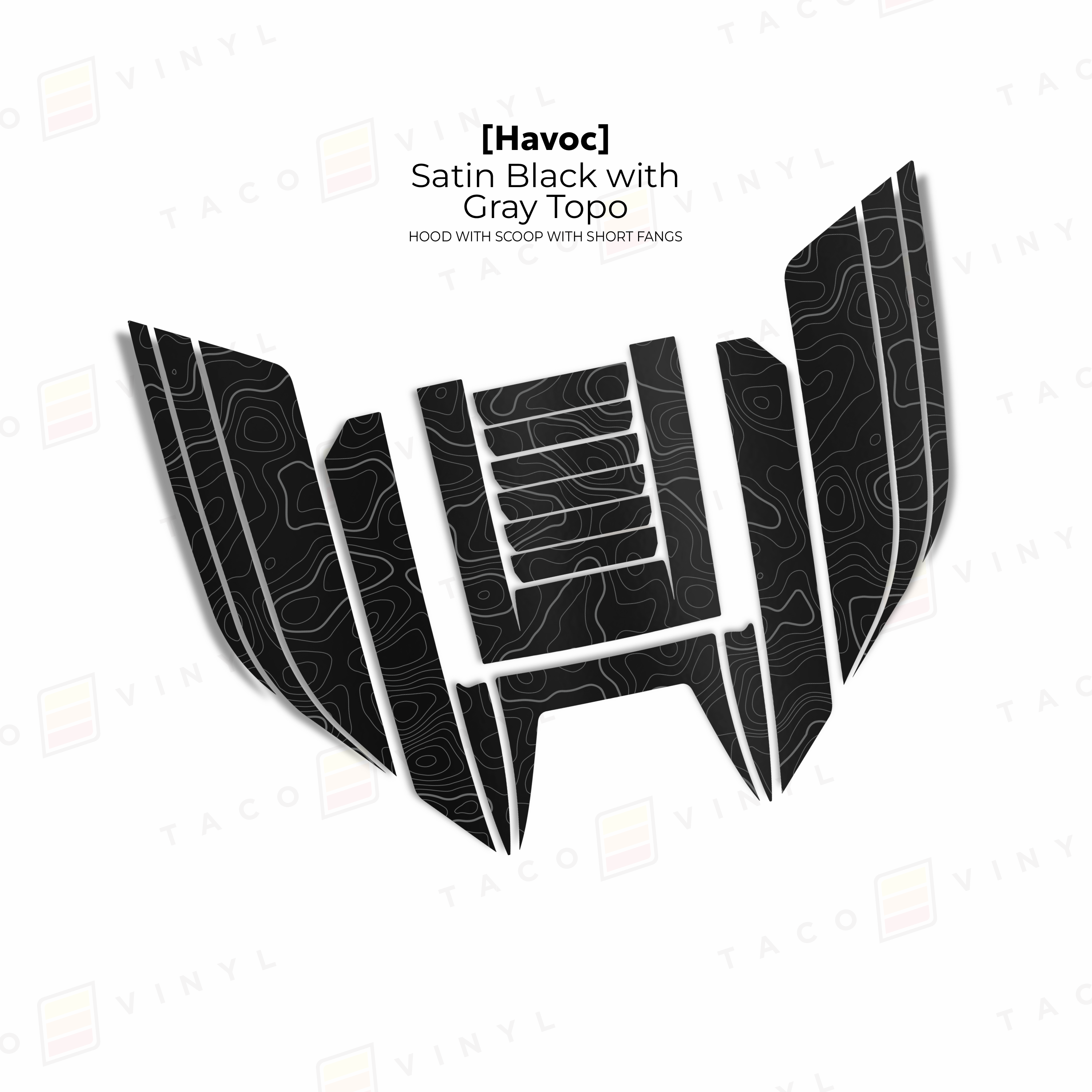 2024+ Tacoma/2025+ 4Runner Havoc Hood Scoop Stamp