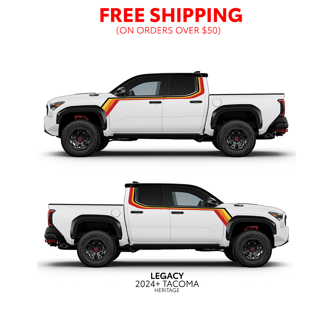 2024+ Tacoma Legacy Decal Kit