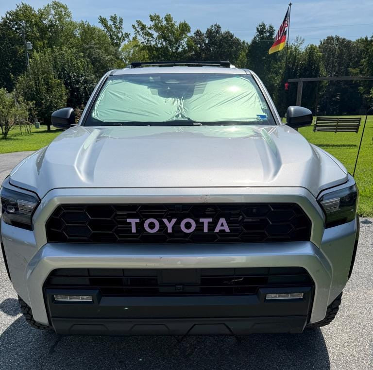 TOYOTA Front Grille Acrylic Emblem Overlays - 2025+ 4Runner TRD Pro / Trailhunter