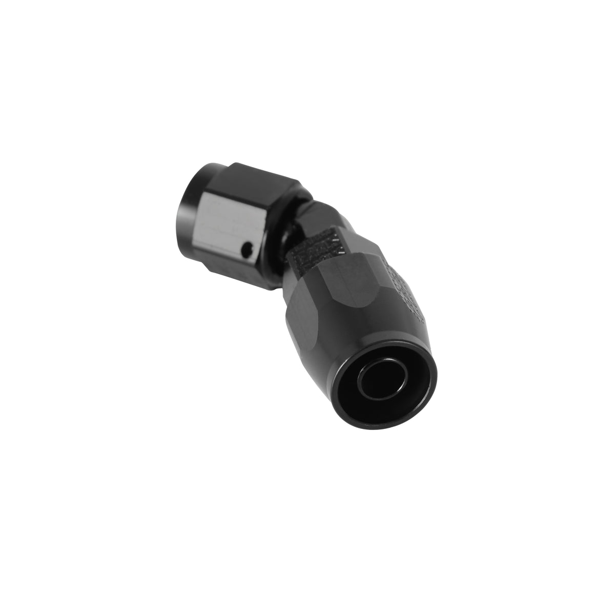 Earls 45 Degree Swivel-Seal® Hose End AN -6 - Black