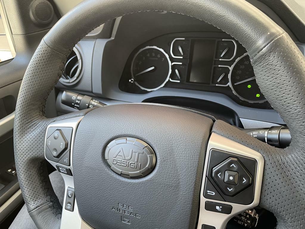 Steering Wheel Emblem Overlay (Select Toyota Models) - VOODOO BLUE - AJT DESIGN