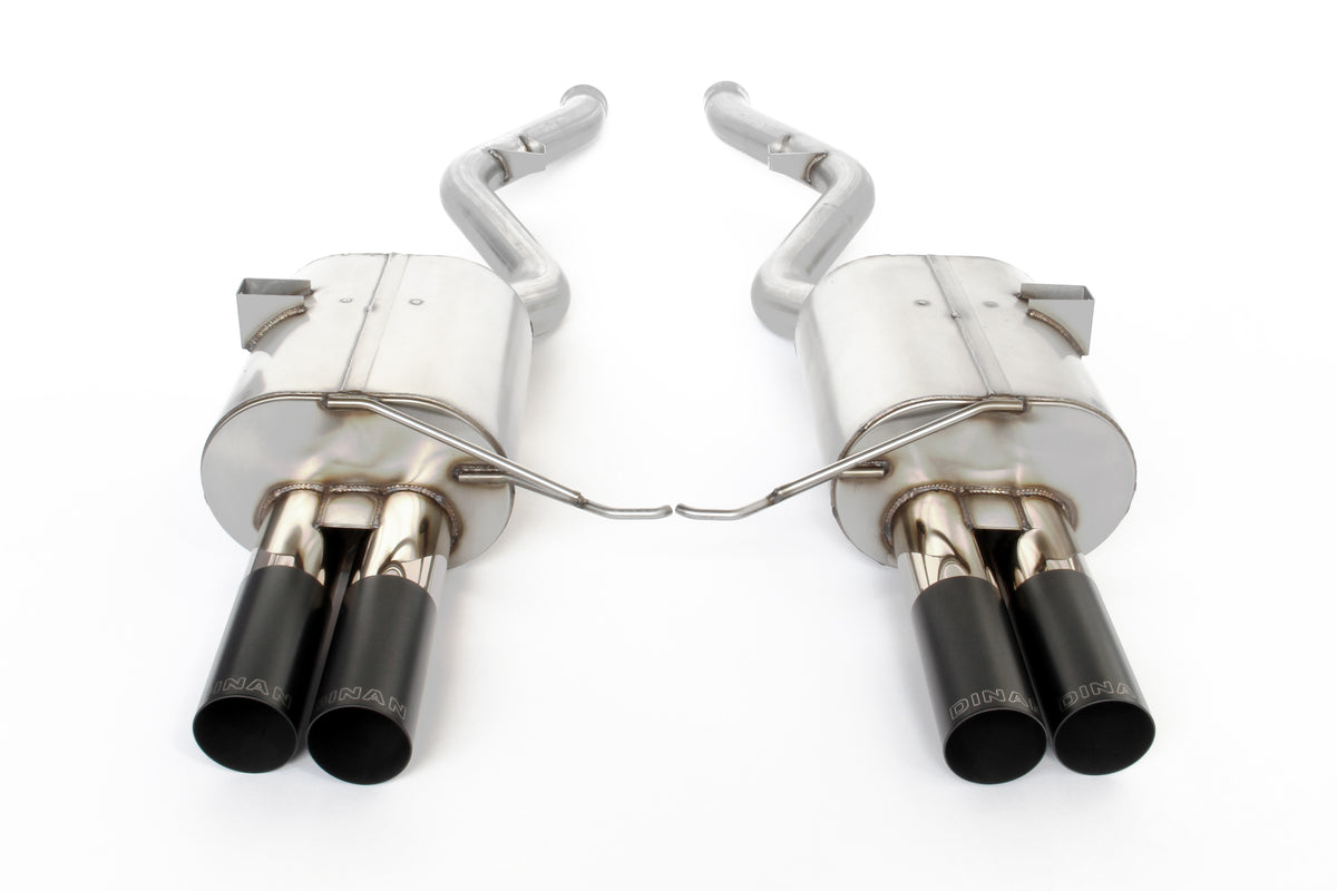 Stainless Steel - Black Tips - E92/E93 - Coupe and Convertible