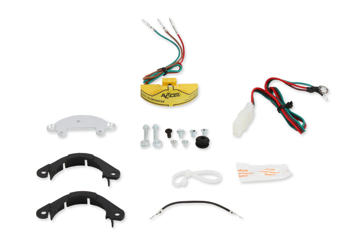 Points Eliminator Kit for GM V-8 Points Distributors - Eliminator points conversion kit for GM 1957-74 V-8 with AC Delco single and dual point distributors.
