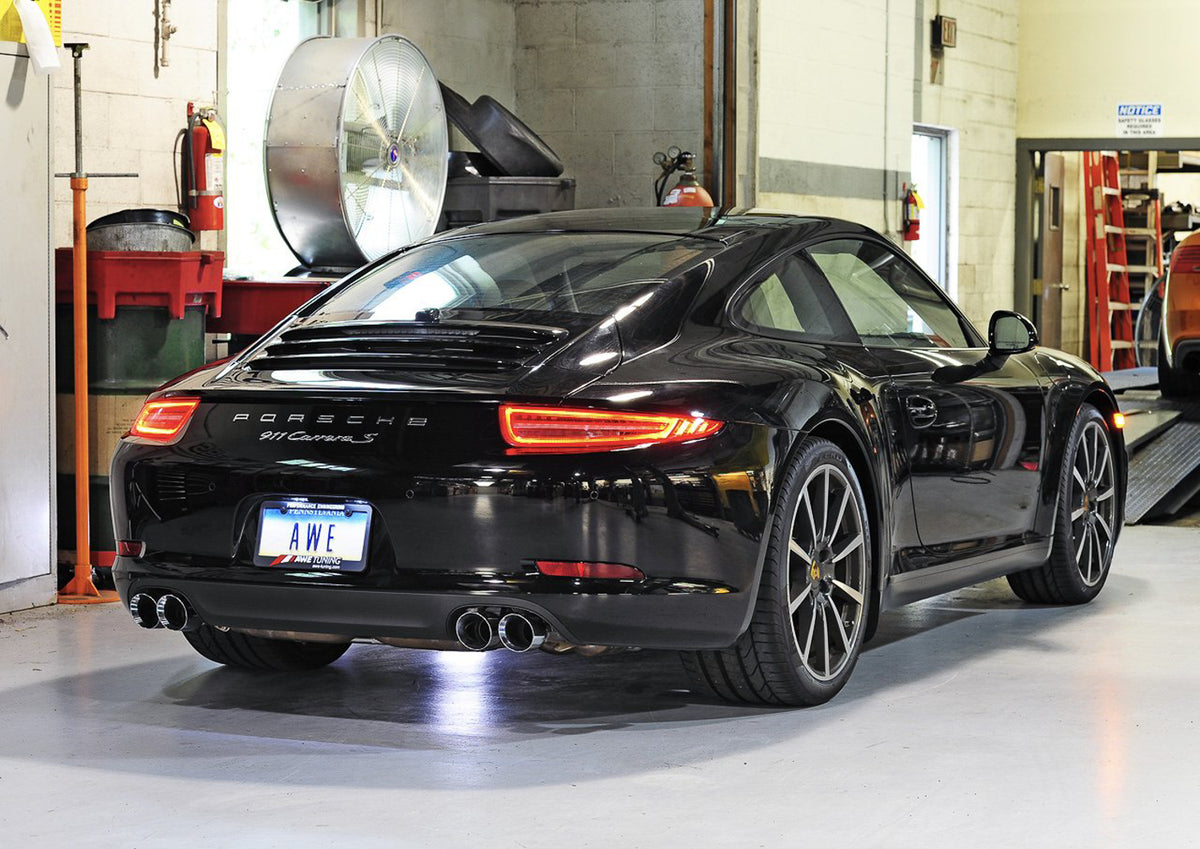 AWE SwitchPath™ Exhaust for Porsche 991 - Non-PSE cars - Chrome Silver Tips