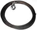 Replacement Steel Winch Rope - 3/8 in x 125 ft, EIPS