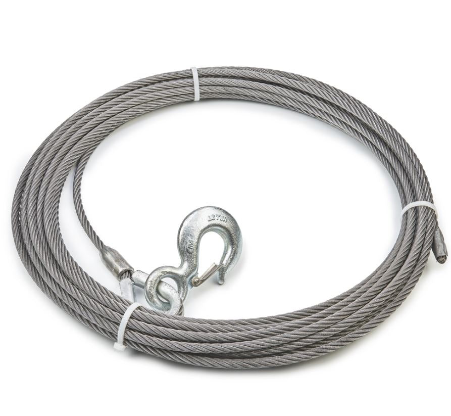 Replacement Steel Winch Rope - 7/16 in x 75 ft, EIPS
