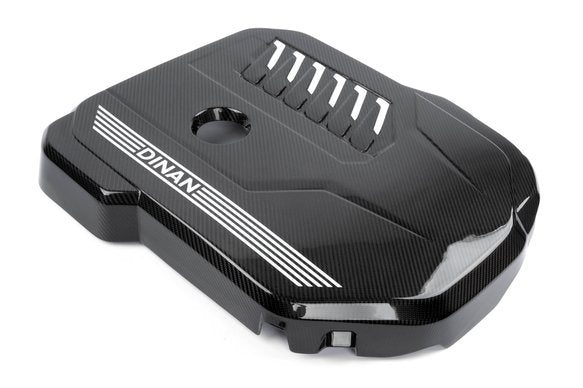 Dinan D590-0003 gloss carbon fiber engine cover