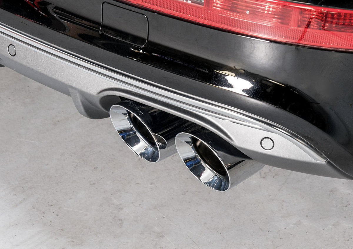 AWE Touring Edition Exhaust for 8R SQ5 - Quad Outlet, Chrome Silver Tips
