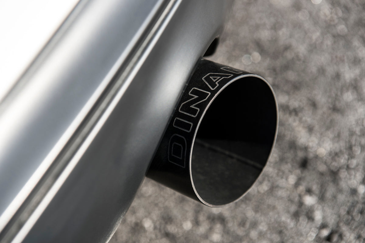Stainless Steel - Black Tips - w/o M-Performance Rear Valance - F22