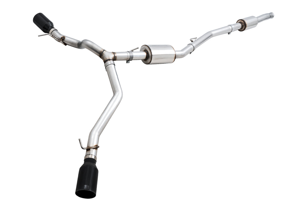 AWE Tread Edition Catback Dual Exhaust for Jeep JT 3.6L - Diamond Black Tips