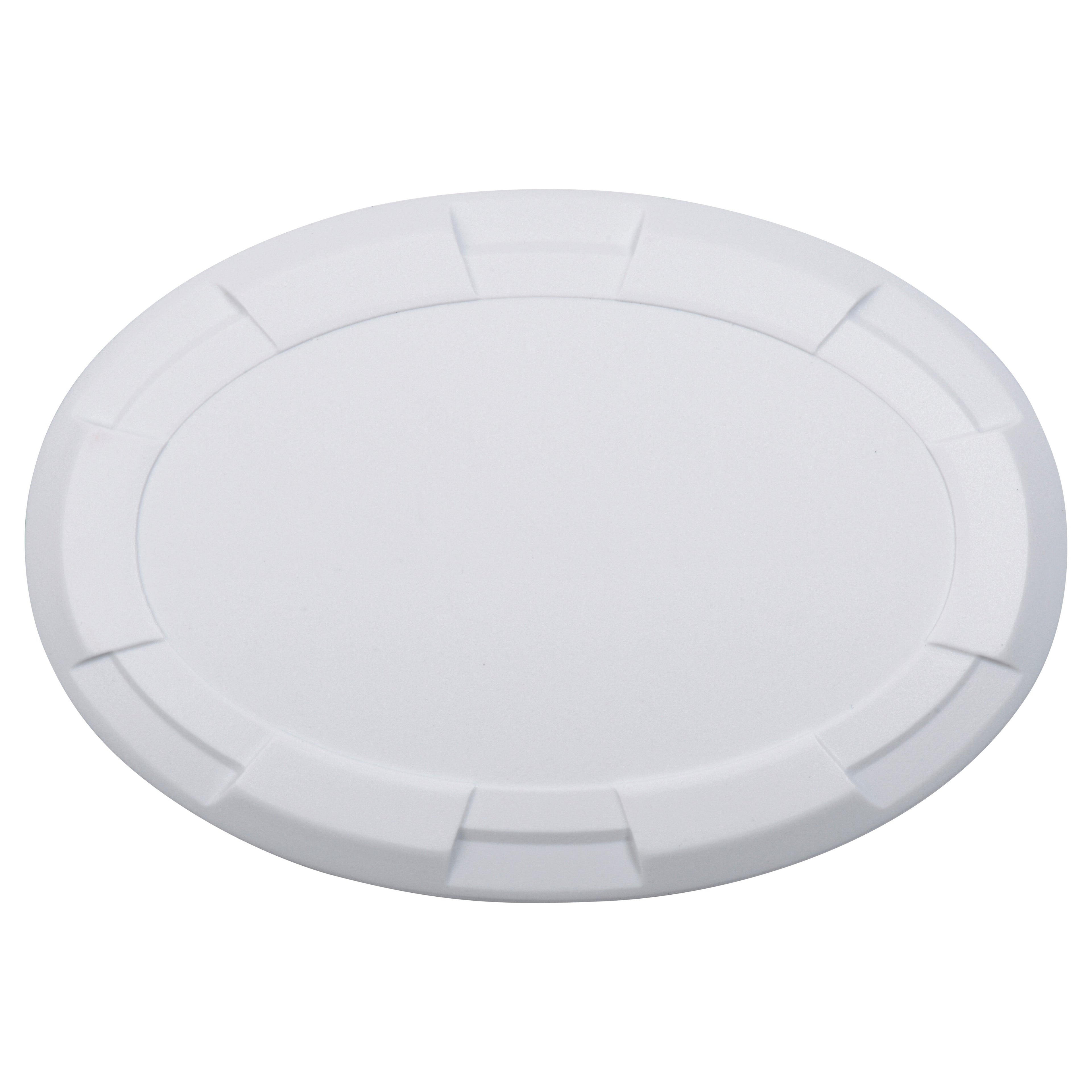 Steering Wheel Emblem Overlay (Select Toyota Models) - WHITE - BLANK