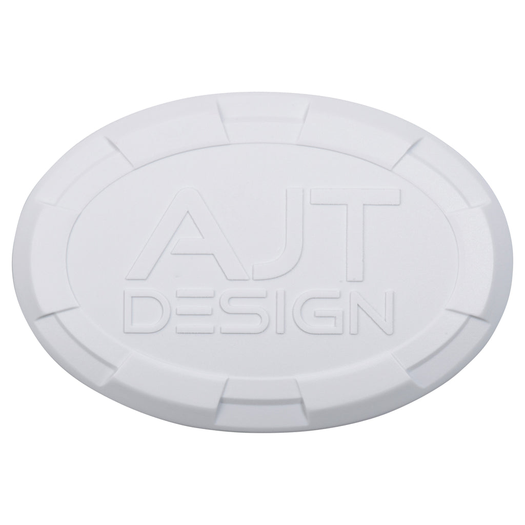 Steering Wheel Emblem Overlay (Select Toyota Models) - WHITE - AJT DESIGN