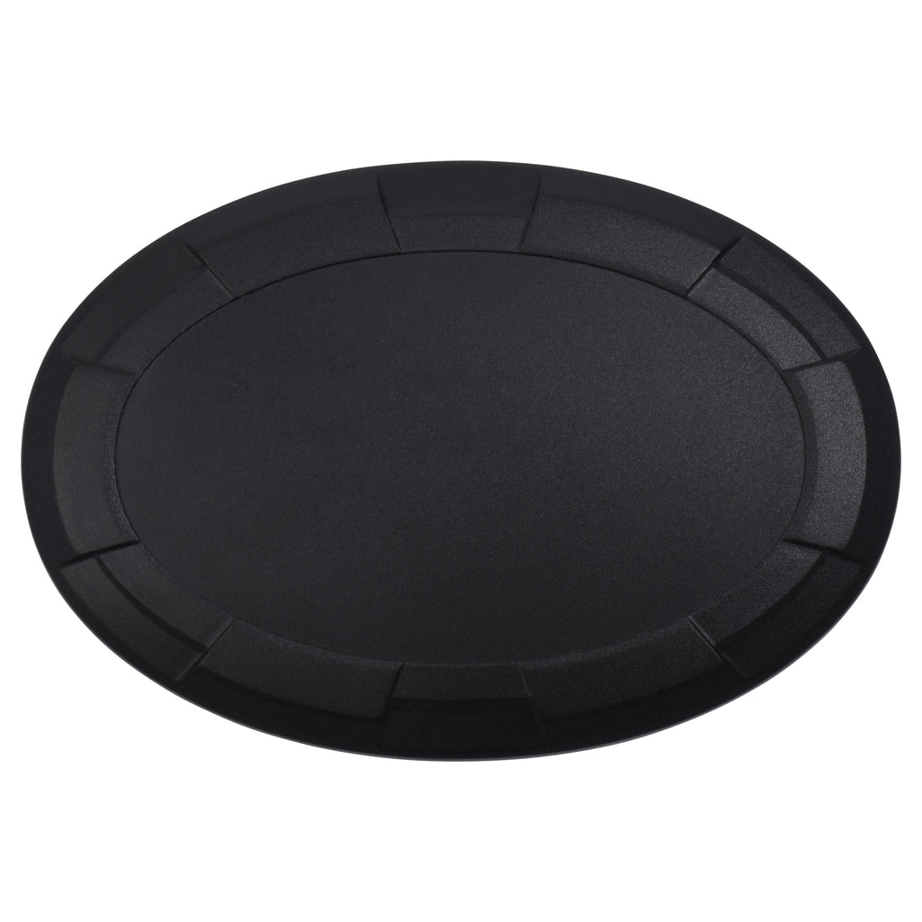 Steering Wheel Emblem Overlay (Select Toyota Models) - BLACK - BLANK
