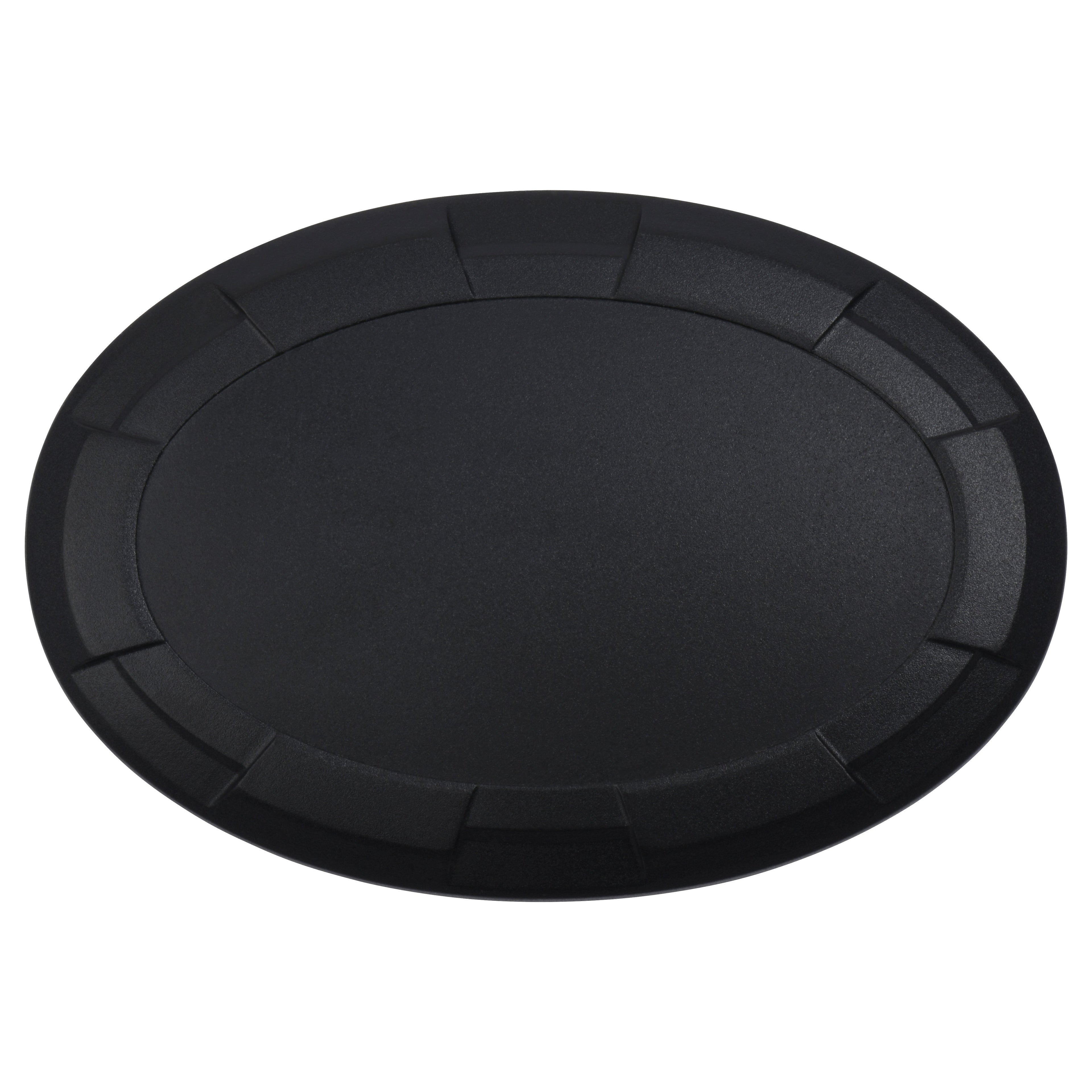 Steering Wheel Emblem Overlay (Select Toyota Models) - BLACK - BLANK