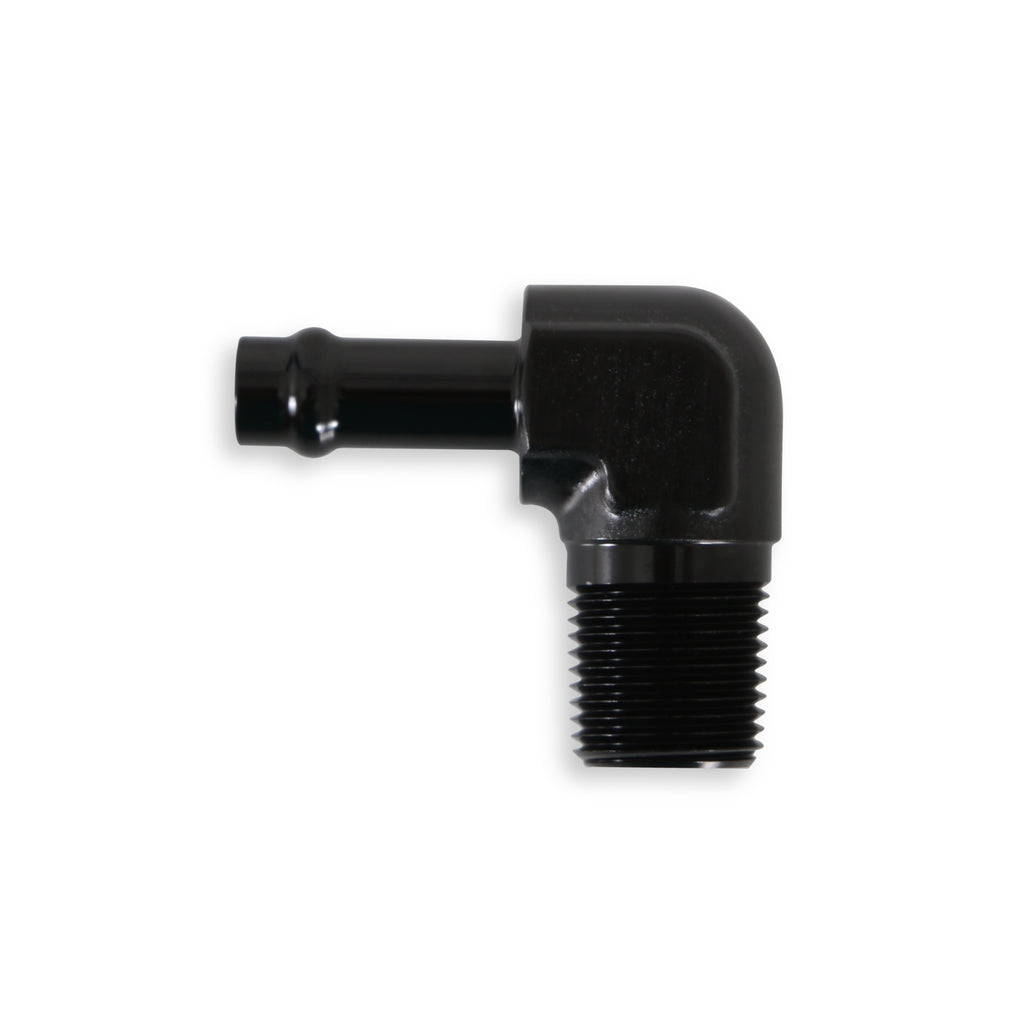 3/8 NPT MALE 90 DEG TO 3/8" Earl's VAPOR GUARD HOSE END