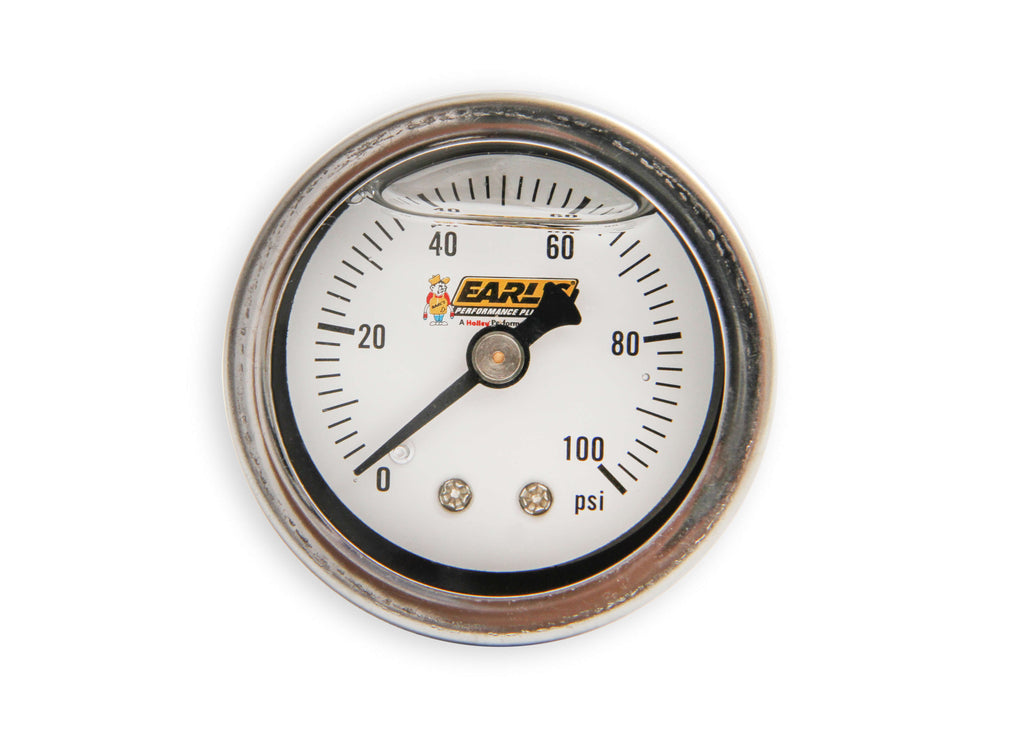 Oil-Filled - 0-100 PSI - 1/8" NPT Male Thread