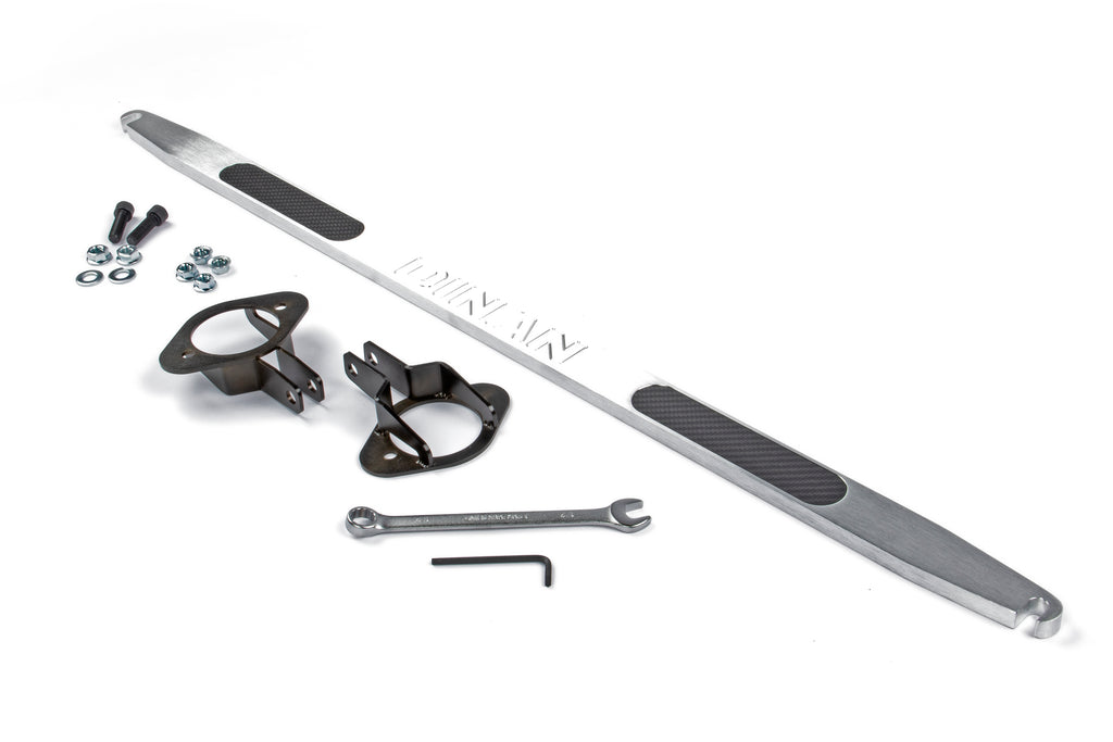 Rear - Brushed Aluminum w/ Carbon Inlays - E36