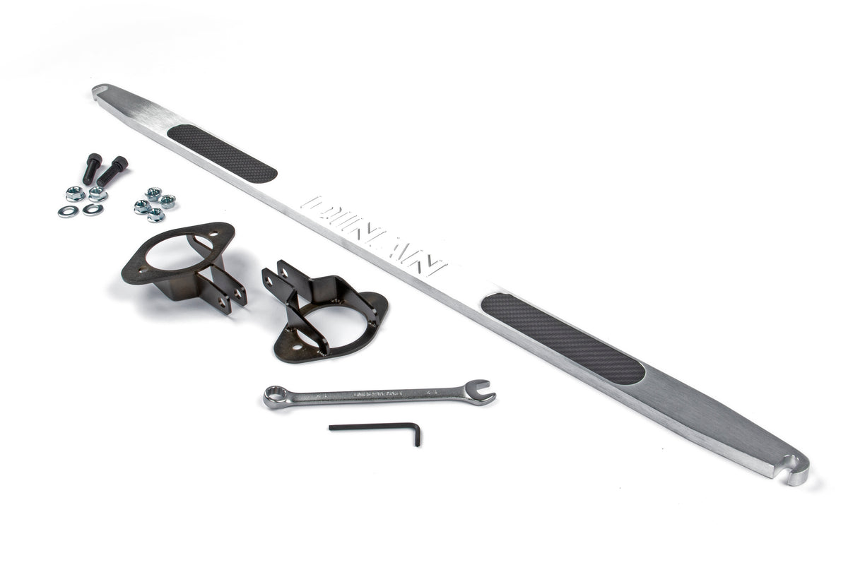 Rear - Brushed Aluminum w/ Carbon Inlays - E36