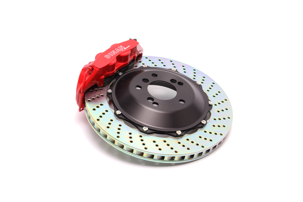 Rear - Red Calipers - Drilled - E46