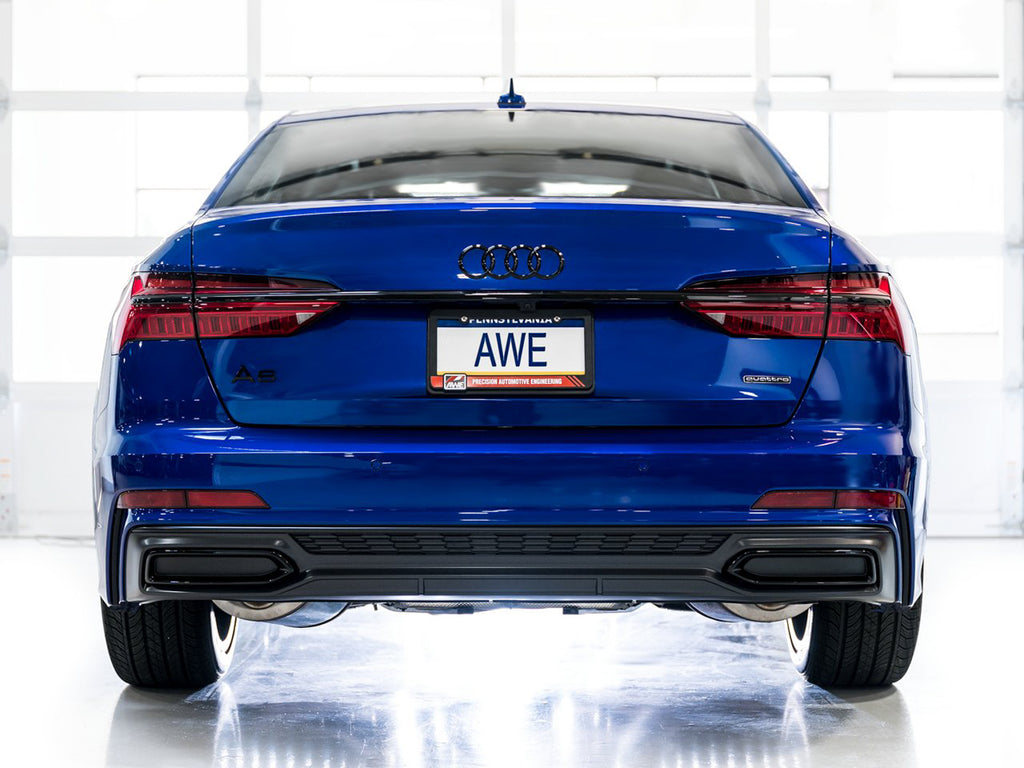 AWE Touring Edition Exhaust for Audi C8 A6/A7 - Turndowns