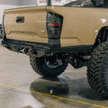 Tacoma Rock Runner High Clearance  Rear Bumper / 3rd Gen / 2016-2023 / Raw / Plate Sides