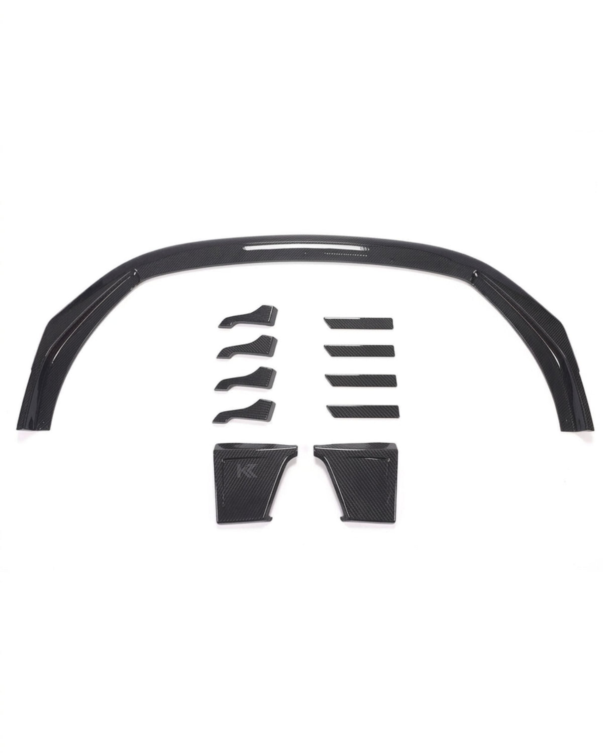 2019 Audi RS4 B9 Front Center Lip Splitter – Pre-Preg Dry Carbon Fiber