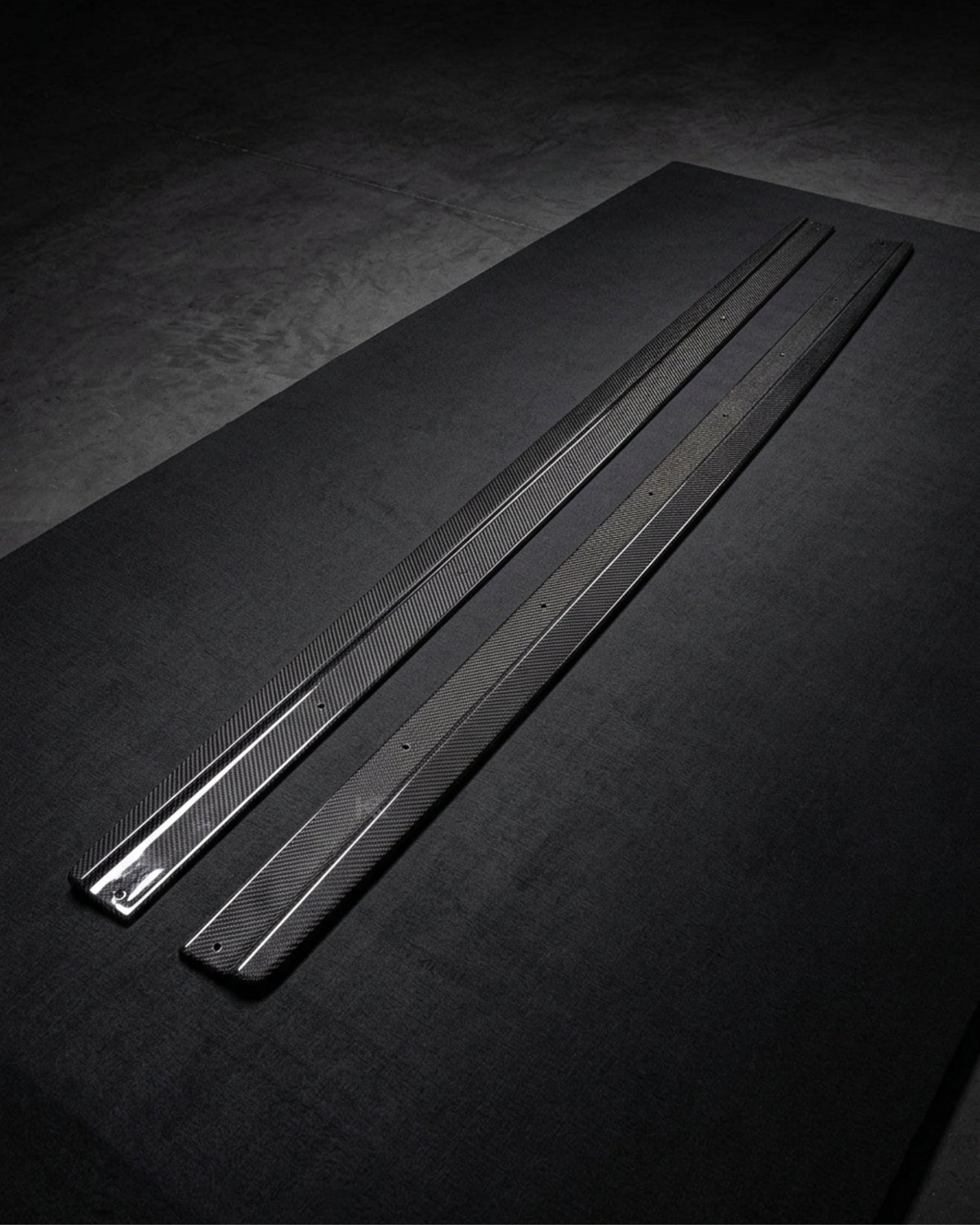 2013–2018 Audi RS6 C7 4G Avant Side Skirt Extensions – Carbon Fiber