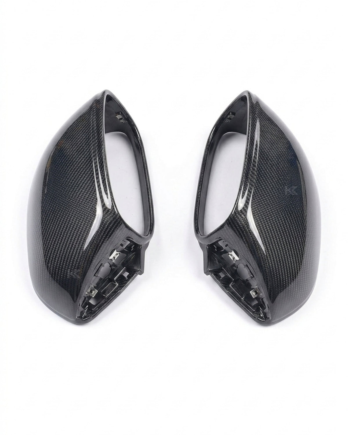 2010–2015 Audi Q5 8R / Q7 4L Side Mirror Caps – Carbon Fiber