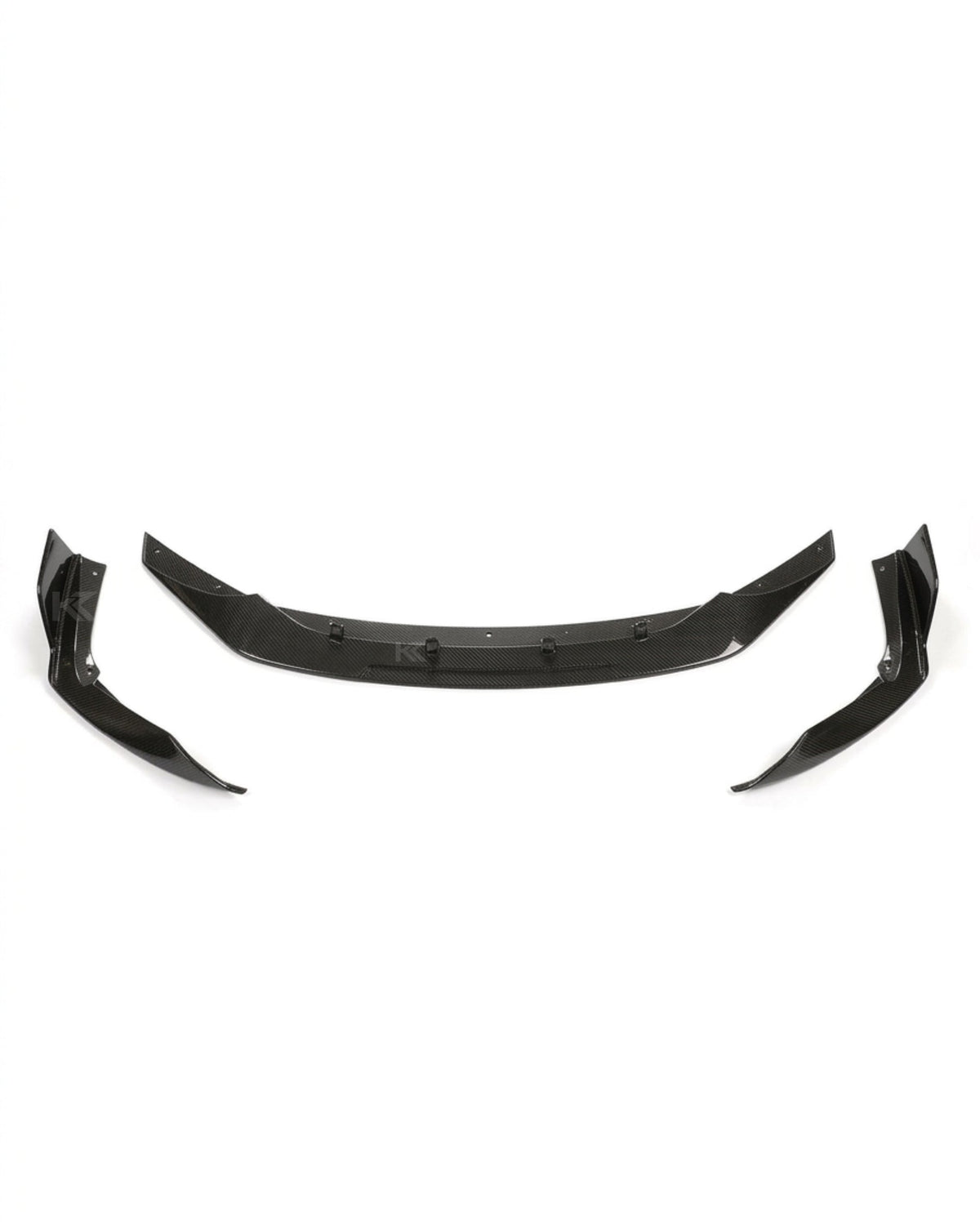 2019–2021 Audi RS6 C8 Avant Front Bumper Lip Spoiler – Pre-Preg Dry Carbon Fiber