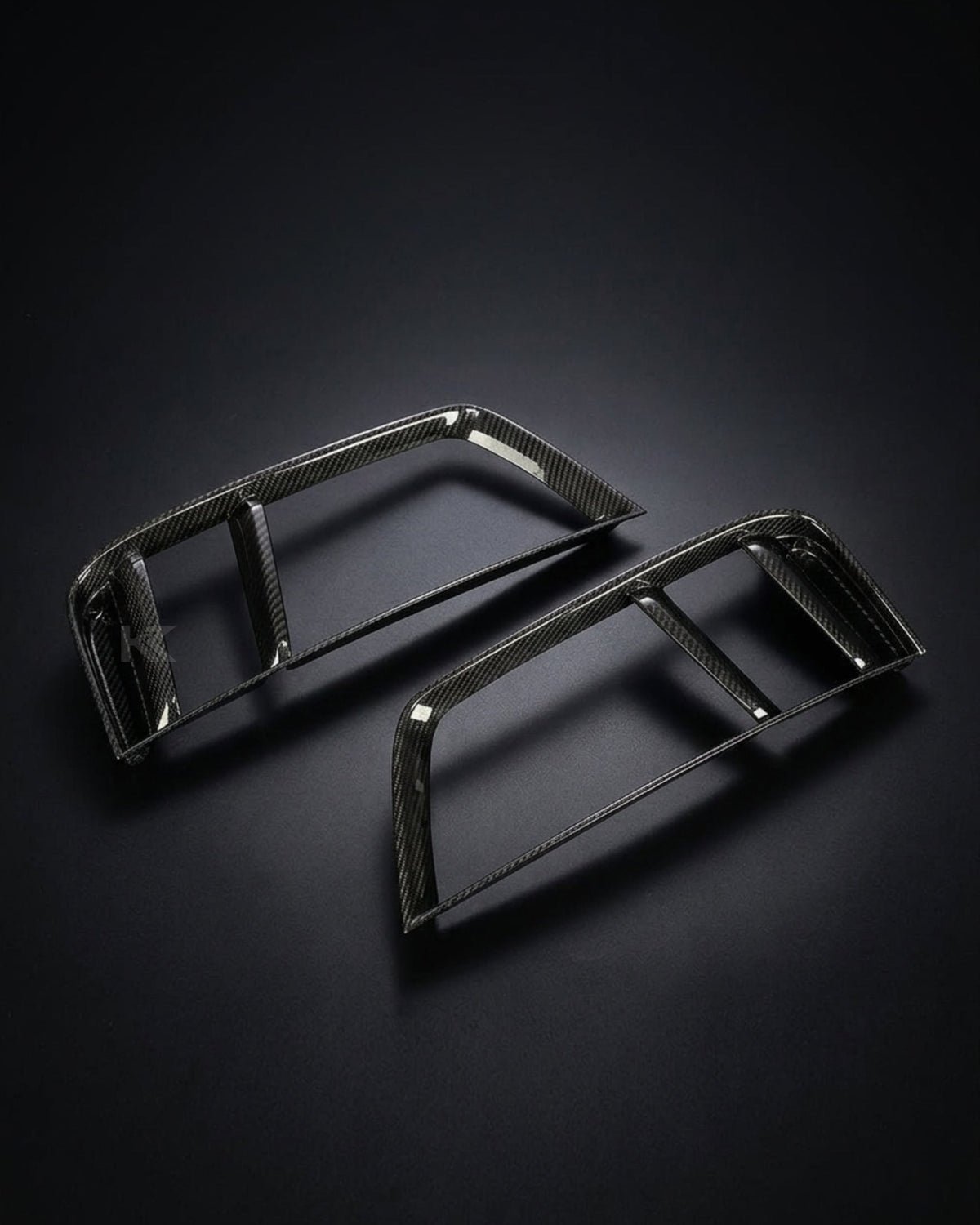 2016–2018 Audi R8 V10 & V10 Plus Coupe Rear Bumper Vent Covers – Carbon Fiber