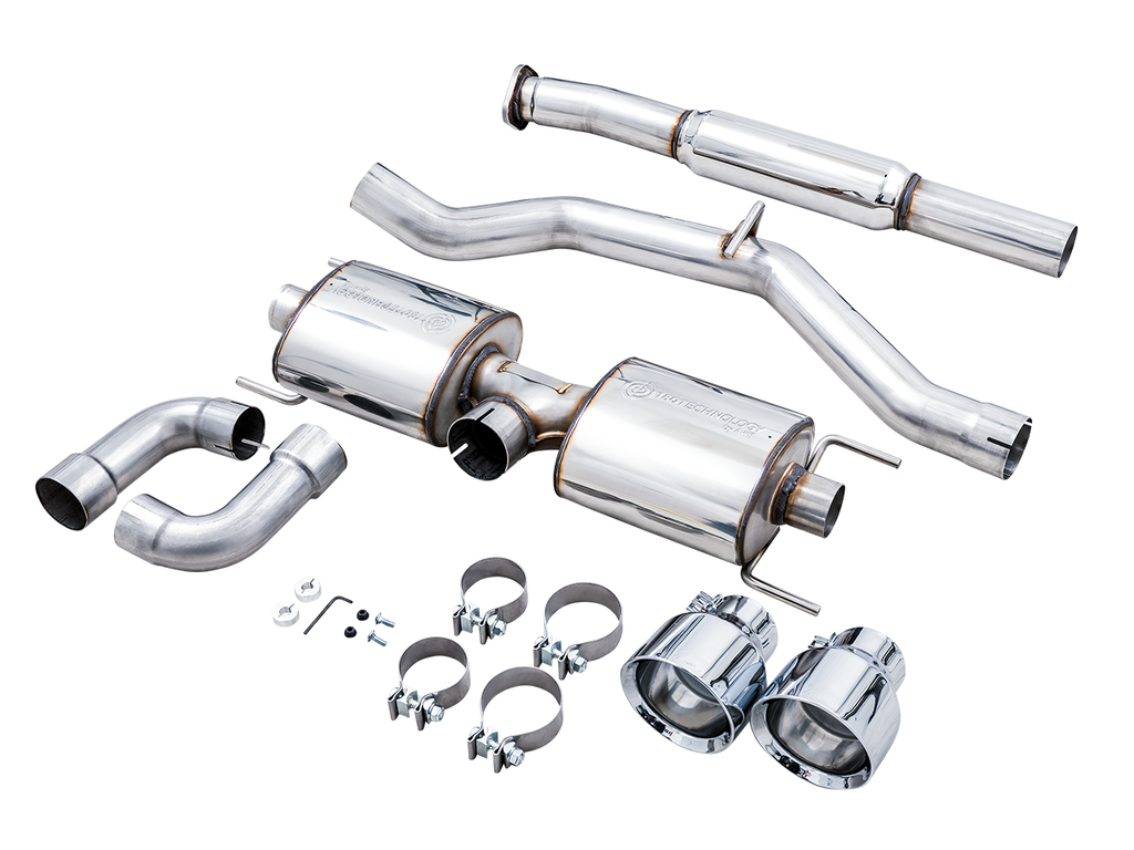 AWE Touring Edition Exhaust for Subaru BRZ / Toyota GR86 / Toyota 86 / Scion FR-S - 5" Chrome Silver Tips