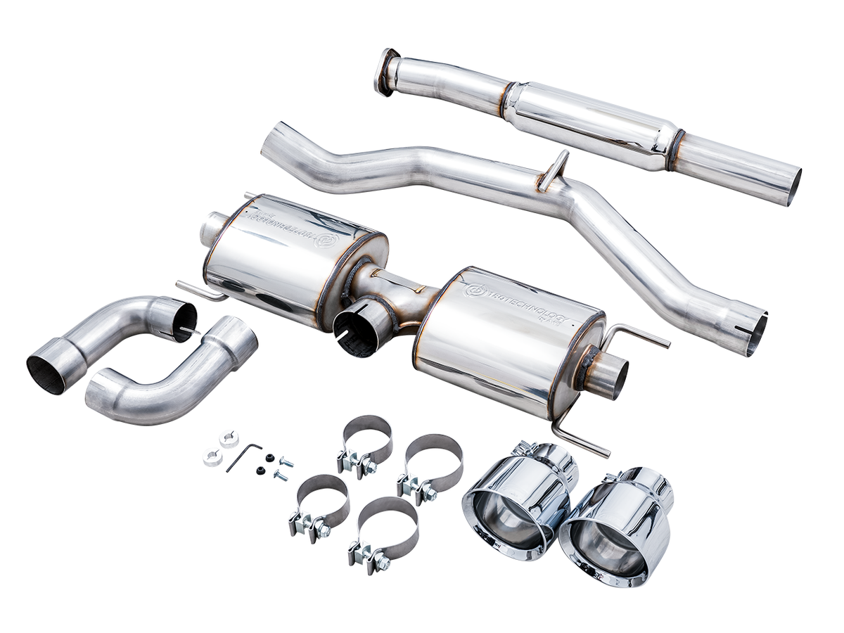 AWE Touring Edition Exhaust for Subaru BRZ / Toyota GR86 / Toyota 86 / Scion FR-S - 5" Chrome Silver Tips